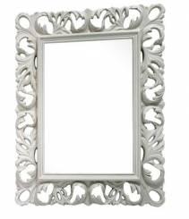 Зеркало прямоугольное 809(2) беж/бел/серебро/золото